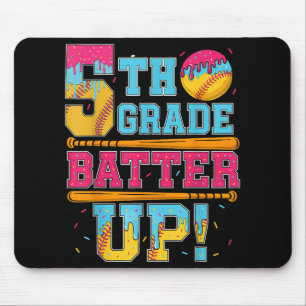 Tapis De Souris Batterie de 5e année sur base-ball de baseball de 