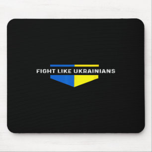 Tapis De Souris Battez-vous comme les Ukrainiens Ukrainien Zelensk