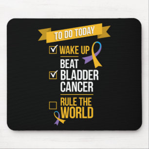 Tapis De Souris Battre le cancer de la vessie domine le monde