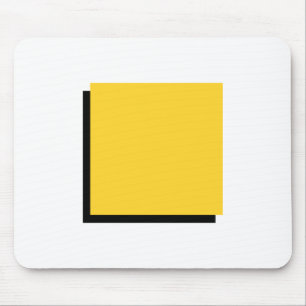 Tapis De Souris Bauhaus Design Art géométrique Carré Jaune