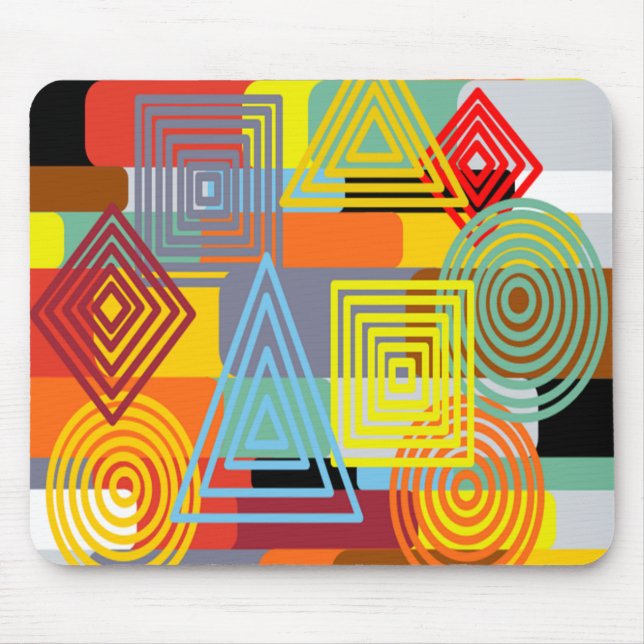 Tapis De Souris Bauhaus Design Three (Devant)