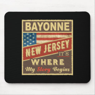 Tapis De Souris Bayonne NJ C'est où mon histoire commence _1 