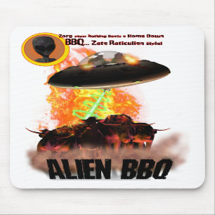 Tapis De Souris BBQ Mousepad d'alien