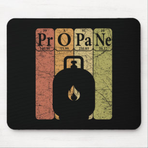 Tapis De Souris Bbq Propane Éléments de table périodique Grill Bbq