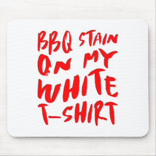 Tapis De Souris Bbq Stain Sur Mon Blanc - Bbq _1