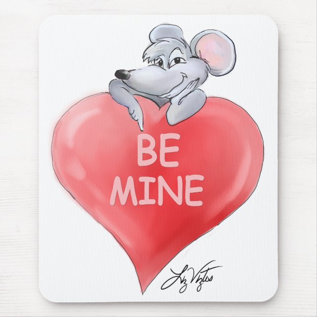 Tapis De Souris Be Mine Valentine Mousepad (Devant)