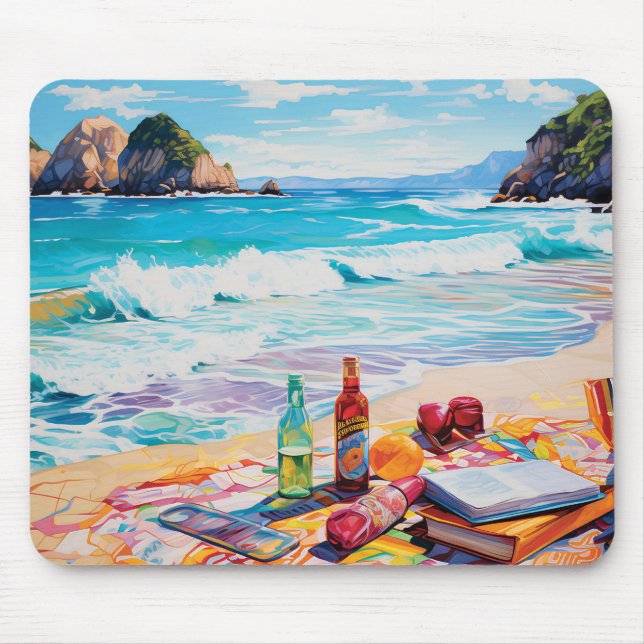 Tapis De Souris Beach Bliss (Devant)