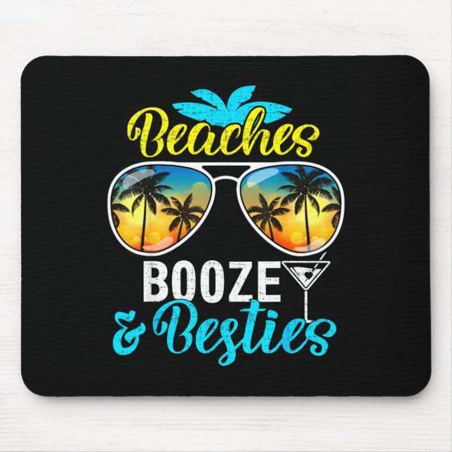 Tapis De Souris Beaches booze besties girls trip 2026 florida (Devant)