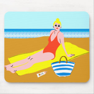 Tapis De Souris Beachy Keen - Jaune