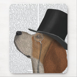 Tapis De Souris Beagle, corps et Casquette
