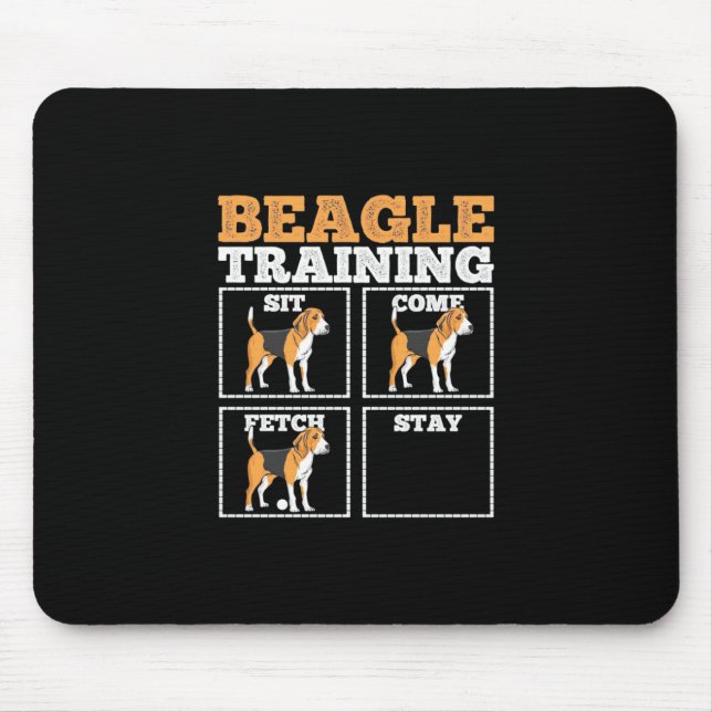 Tapis De Souris Beagle Dog Training Dog (Devant)