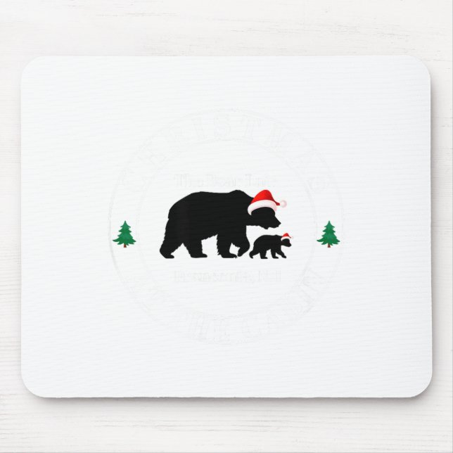 Tapis De Souris Bear Lair New Hampshire Christmas  (Devant)