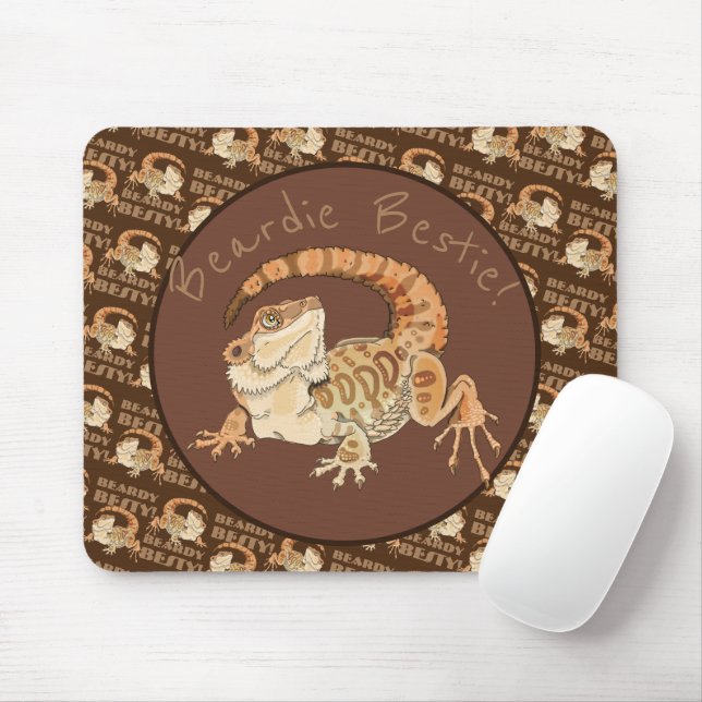 Tapis De Souris Beardie Bestie ! (Avec souris)