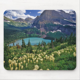 Tapis De Souris Beargrass au-dessus du lac Grinnell dans les nombr