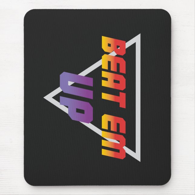 Tapis De Souris Beat Em Up Retro Gaming (Devant)