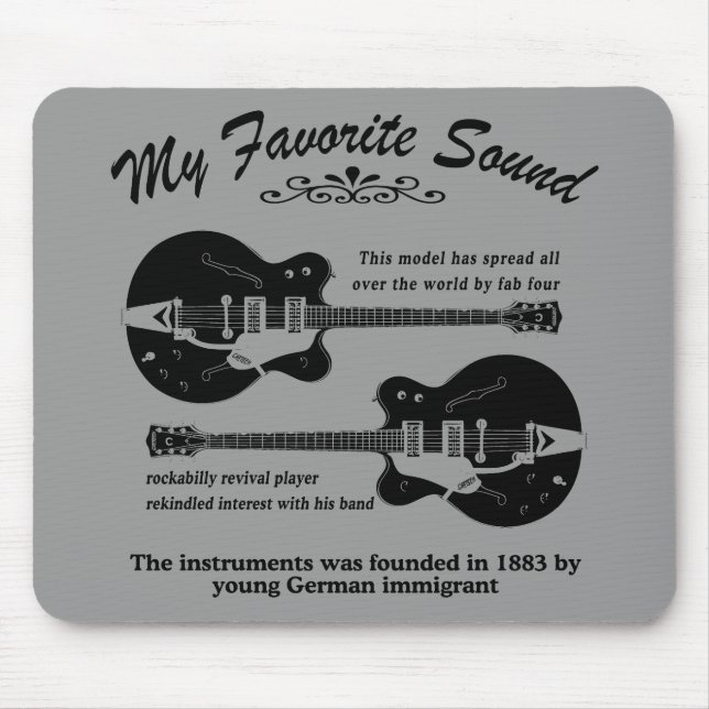 Tapis De Souris BEATLEGUITAR3 Mousepad (Devant)