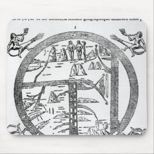 Tapis De Souris Beatus de mappamundi de Turin