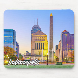 Tapis De Souris Beau centre-ville Indianapolis, Indiana, États-Uni