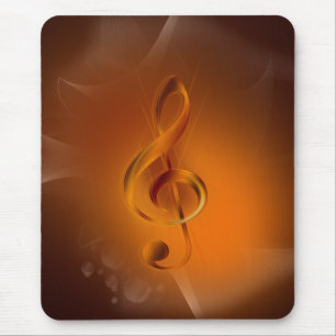 Tapis De Souris Beau cool flamboyant couleurs effets musique