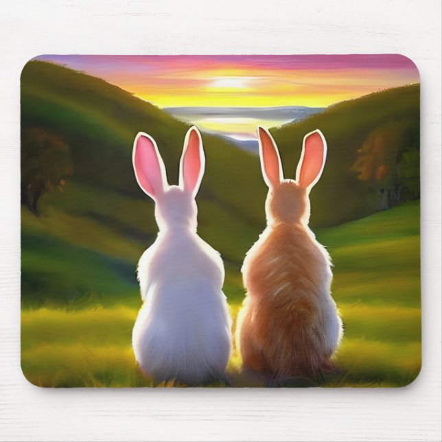 Tapis De Souris Beau coucher de soleil (Devant)