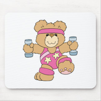 Tapis De Souris Beau exercice Fitness ours