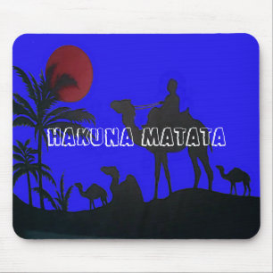 Tapis De Souris Beau Extraordinaire Sunset Camel Safari Art Imprim