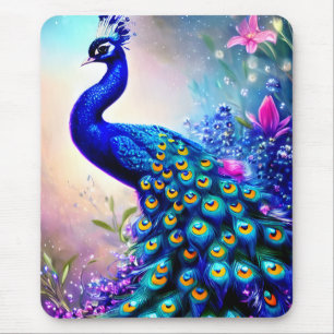 Tapis De Souris Beau Imaginaire Peacock