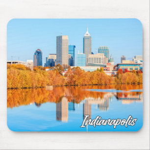 Tapis De Souris Beau Indianapolis, Indiana, États-Unis
