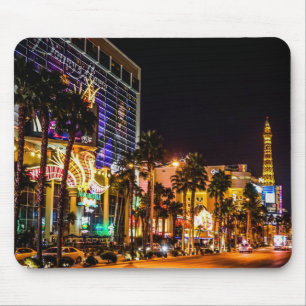 Tapis De Souris Beau Las Vegas Strip à la nuit