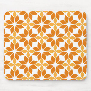 Tapis De Souris beau motif floral brun