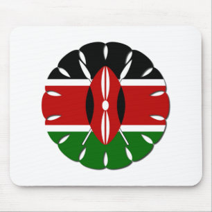 Tapis De Souris Beau Motif rond kenyan : Un symbole national