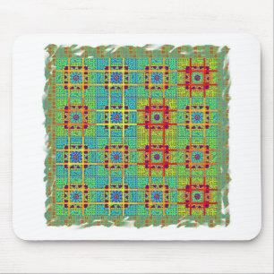 Tapis De Souris Beau motif tribal ethnique unique.