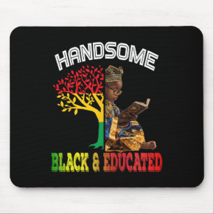 Tapis De Souris Beau Noir Éduqué Africain Histoire Noire Afri