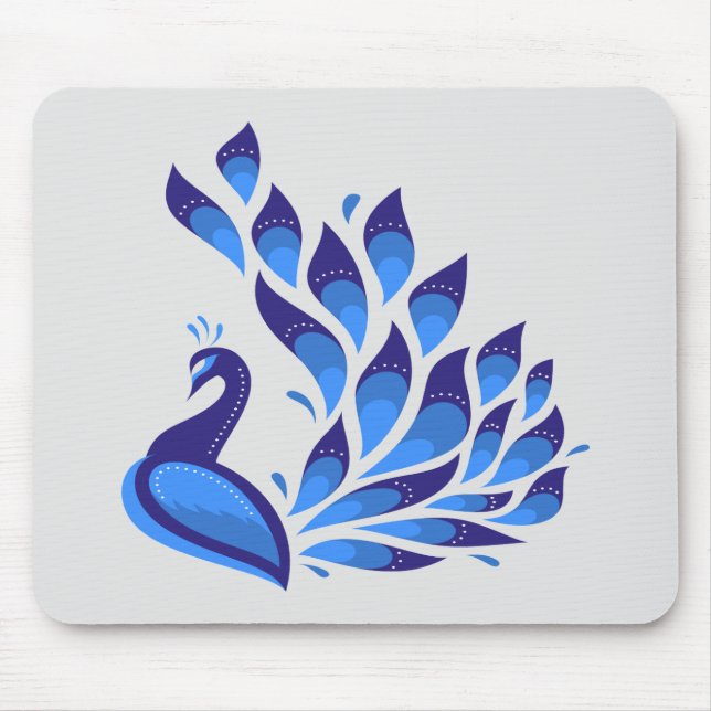 Tapis De Souris Beau Peacock (Devant)