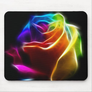 Tapis De Souris Beau rose de couleurs 1