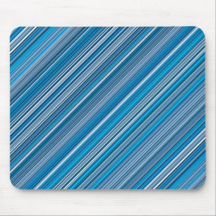 Tapis De Souris Beaucoup de bandes multicolores dans le bleu...