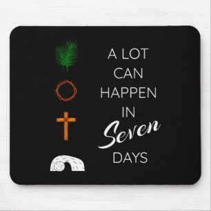 Tapis De Souris Beaucoup de choses peuvent arriver en 7 jours dima