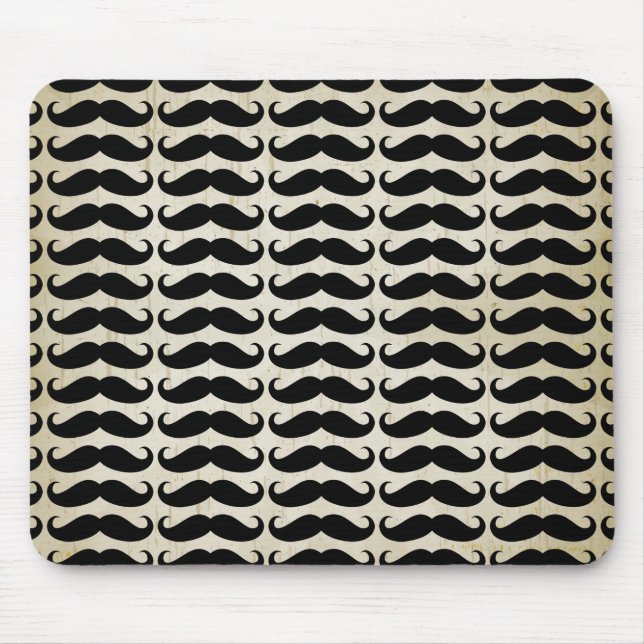 Tapis De Souris Beaucoup de Motif de moustaches (Devant)