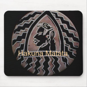 Tapis De Souris Beauté Africaine : Portrait Maasai Bongo Art Triba