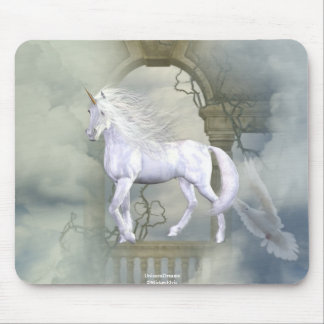 Tapis De Souris Beauté blanche 2 de ciel de licorne