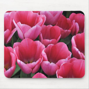 Tapis De Souris Beauté des tulipes roses