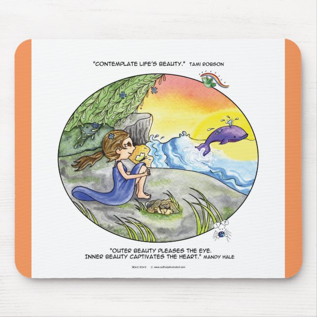 Tapis De Souris Beauté intérieure MousePad (Devant)