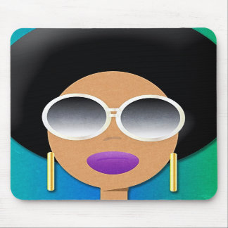 Tapis De Souris Beauté Mousepad d'Afro