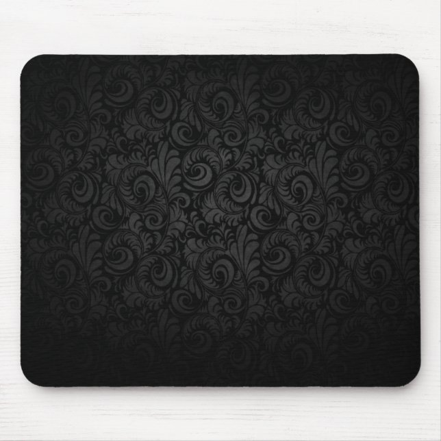 Tapis De Souris Beauté noire Mousepad (Devant)