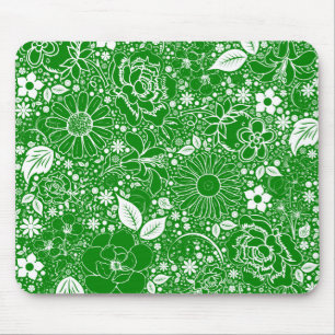 Tapis De Souris Beautés botaniques vertes