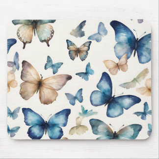 Tapis De Souris Beautés Papillons