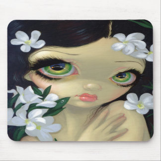 Tapis De Souris "Beautés toxiques II : Oléandre blanc" Mousepad