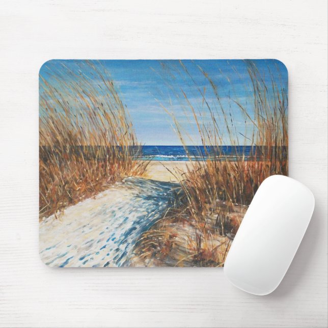 Tapis De Souris Beautiful Beach Art  Sand Dunes Art (Avec souris)