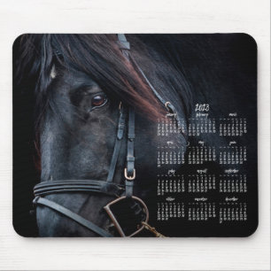 Tapis De Souris Beautiful Horse Photo Calendar 2023