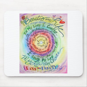 Tapis De Souris Beauty in Life Rounded Rainbow